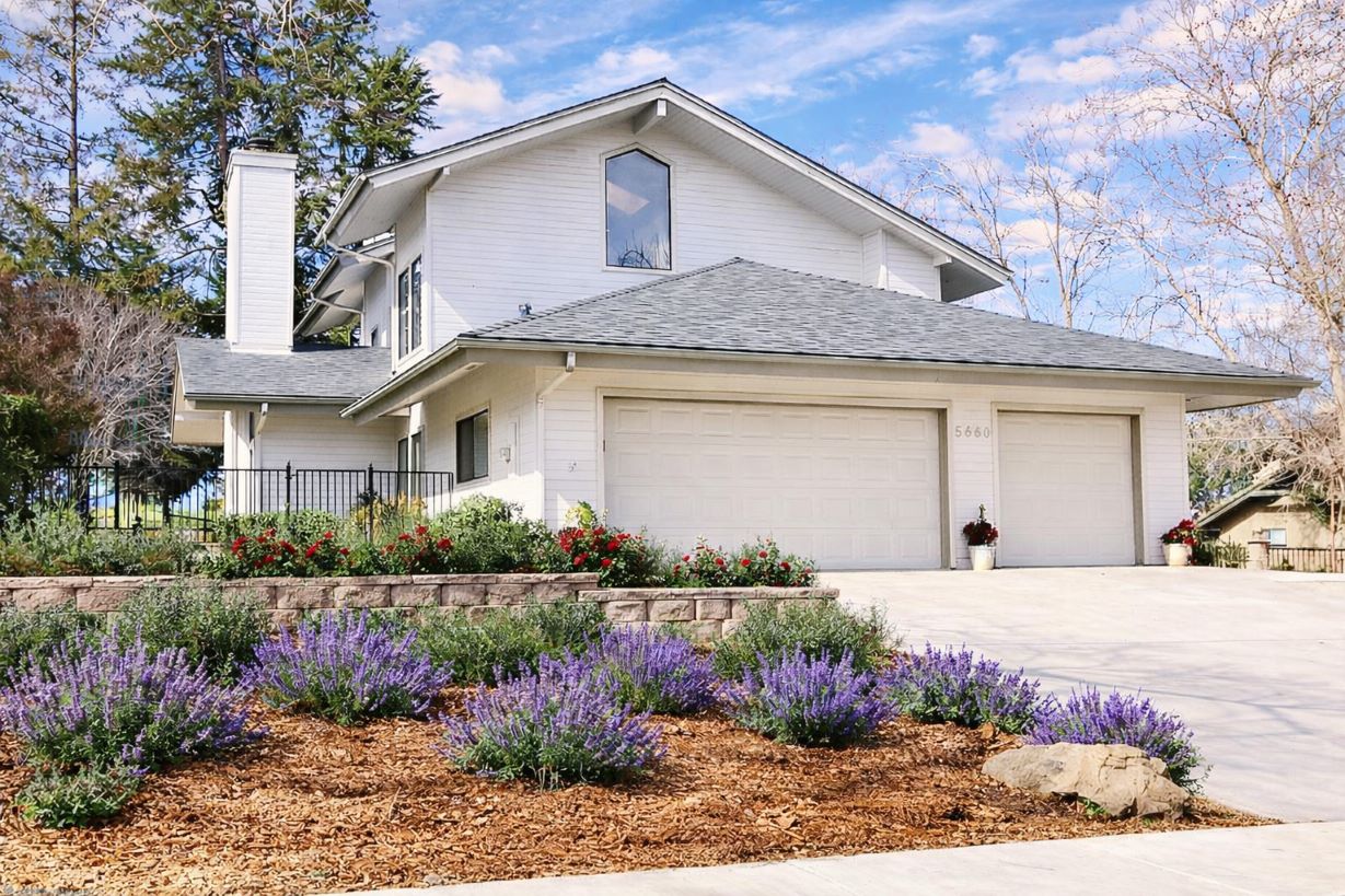 Exterior of the Tamarisk Way home in the San Luis Obispo Country Club community